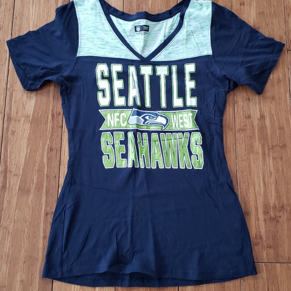 Seahawks Blue - Green T-Shirt